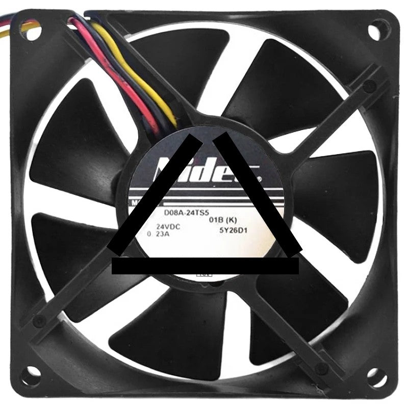 Nidec D08A-24TS5 01B(K) DC 24V 0.23A 3 Wires Axial Cooling Fan