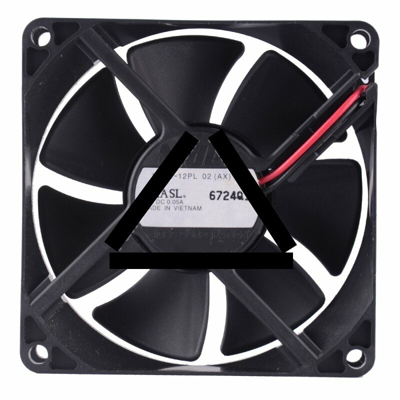 Nidec D08K-12PL 02 DC 12V 0.05A 8025 Axial Cooling Fan