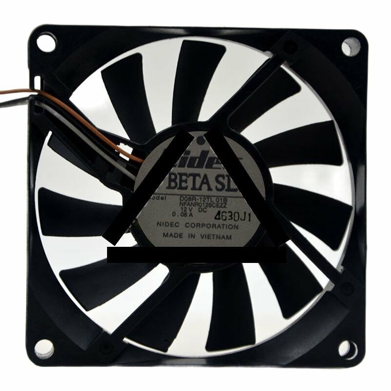 Nidec D08R-12TL 01B DC 12V 0.06A 8015 Axial Cooling Fan