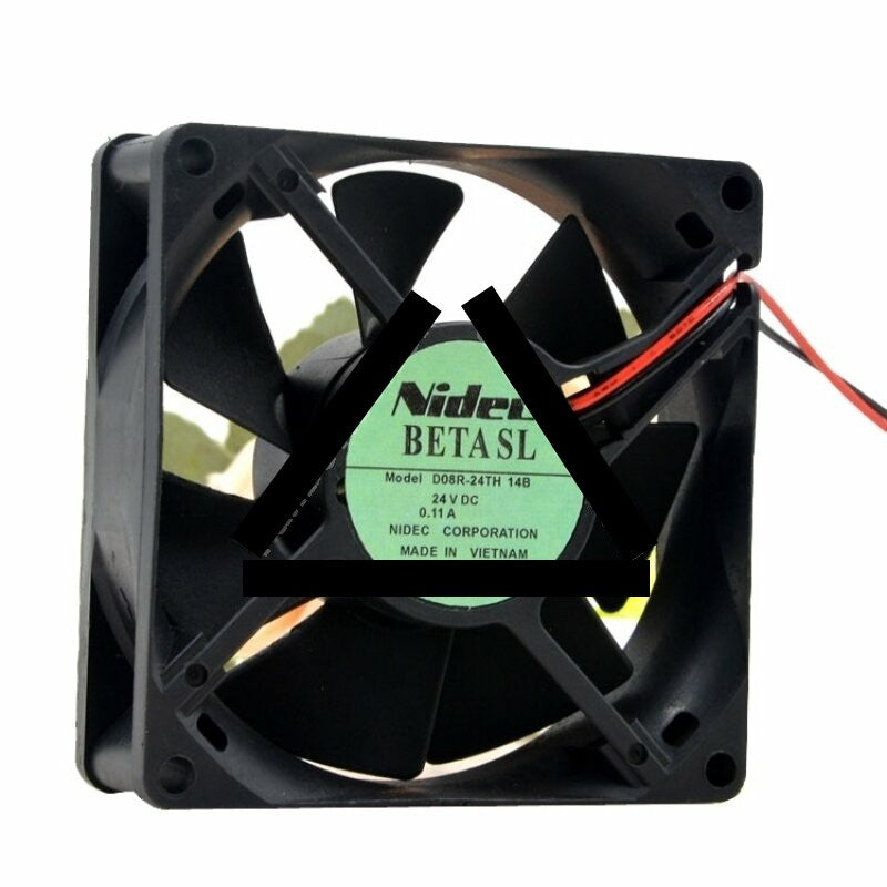 Nidec D08R-24TH 14B DC 24V 0.11A 2 Wires / 3 Wires Axial Cooling Fan