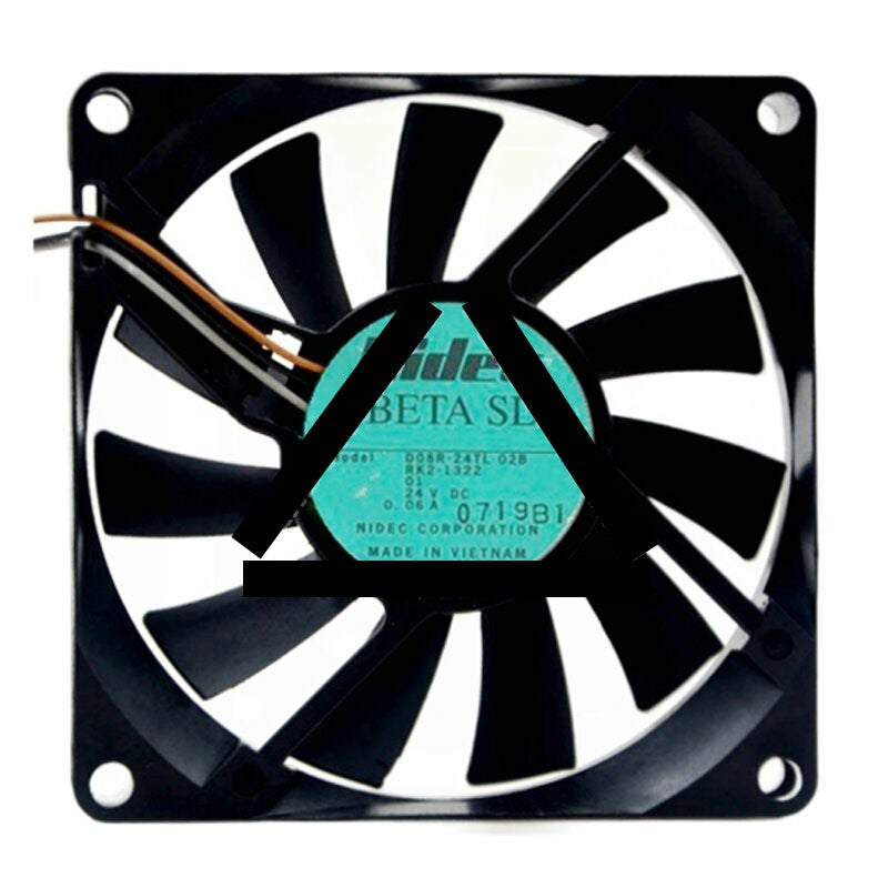 Nidec D08R-24TL 02B DC 24V 0.06A 8015 Axial Cooling Fan
