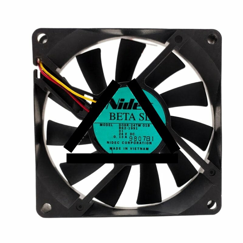 Nidec D08R-24TM 01B DC 24V 0.13A 8015 Axial Cooling Fan