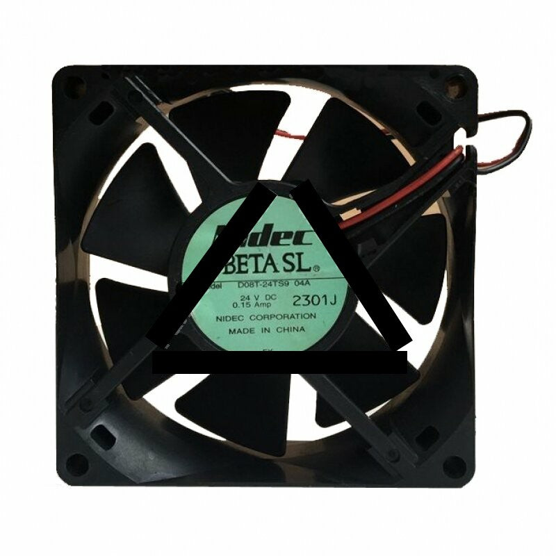Nidec D08T-24TS9 DC 24V 0.15A 3 Wires Axial Cooling Fan