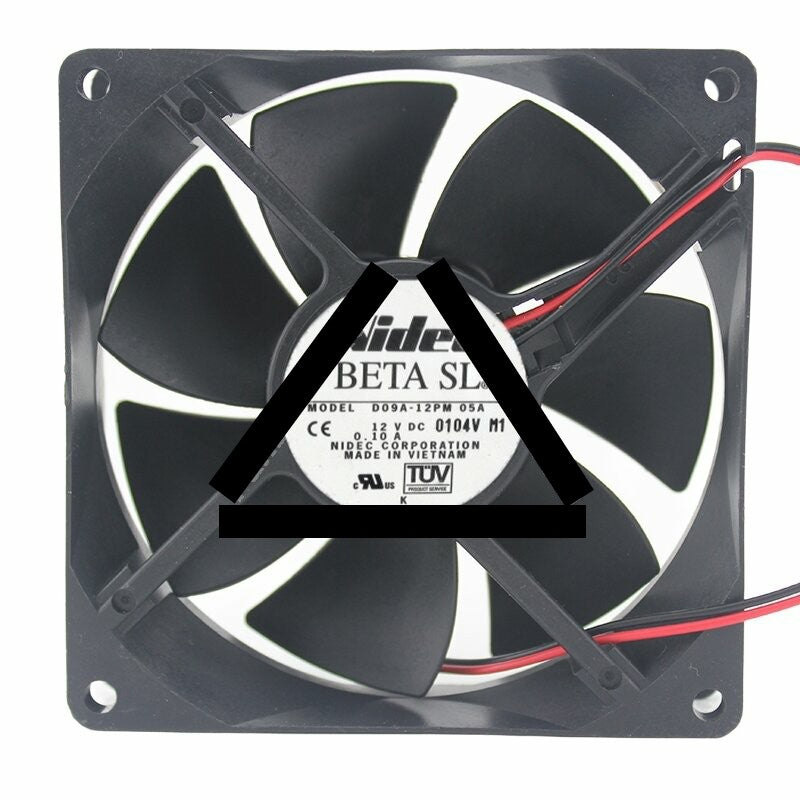 Nidec D09A-12PM 05A DC 12V 0.10A 9025 Axial Cooling Fan