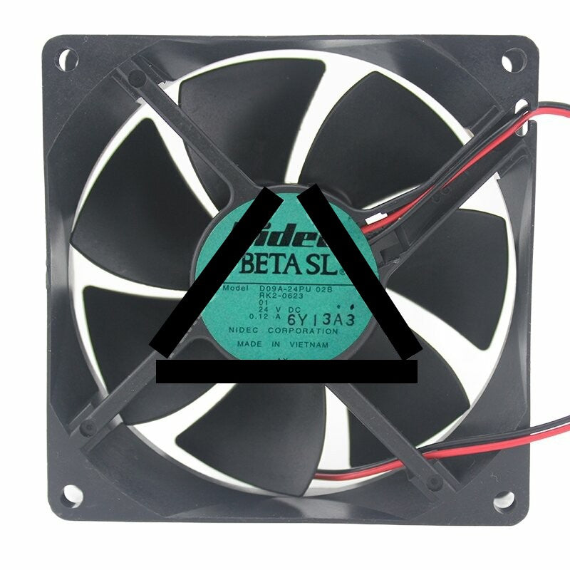 Nidec D09A-24PU 02B DC 24V 0.12A 9025 Axial Cooling Fan