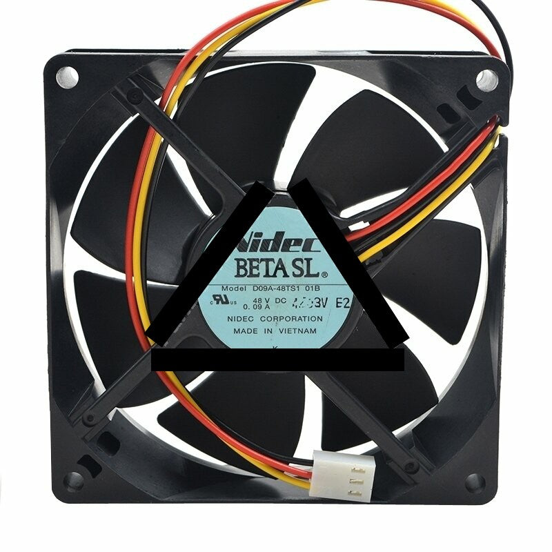 Nidec D09A-48TS1 DC 48V 0.09A 2 Wires / 3 Wires Axial Cooling Fan