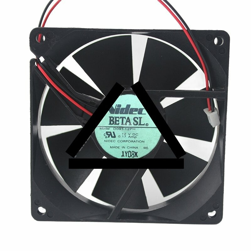 Nidec D09T-12PH DC 12V 0.17Amp 9225 Axial Cooling Fan