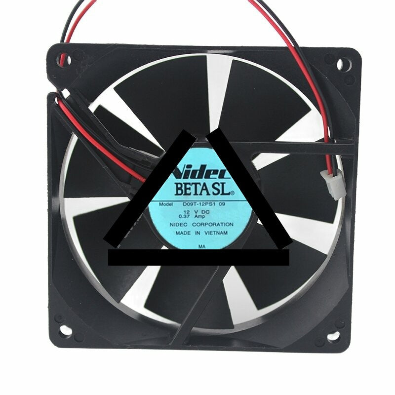Nidec D09T-12PS1 09 DC 12V 0.37Amp 9025 Axial Cooling Fan