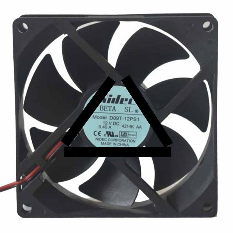 Nidec D09T-12PS1 DC 12V 0.40A 9025 Axial Cooling Fan