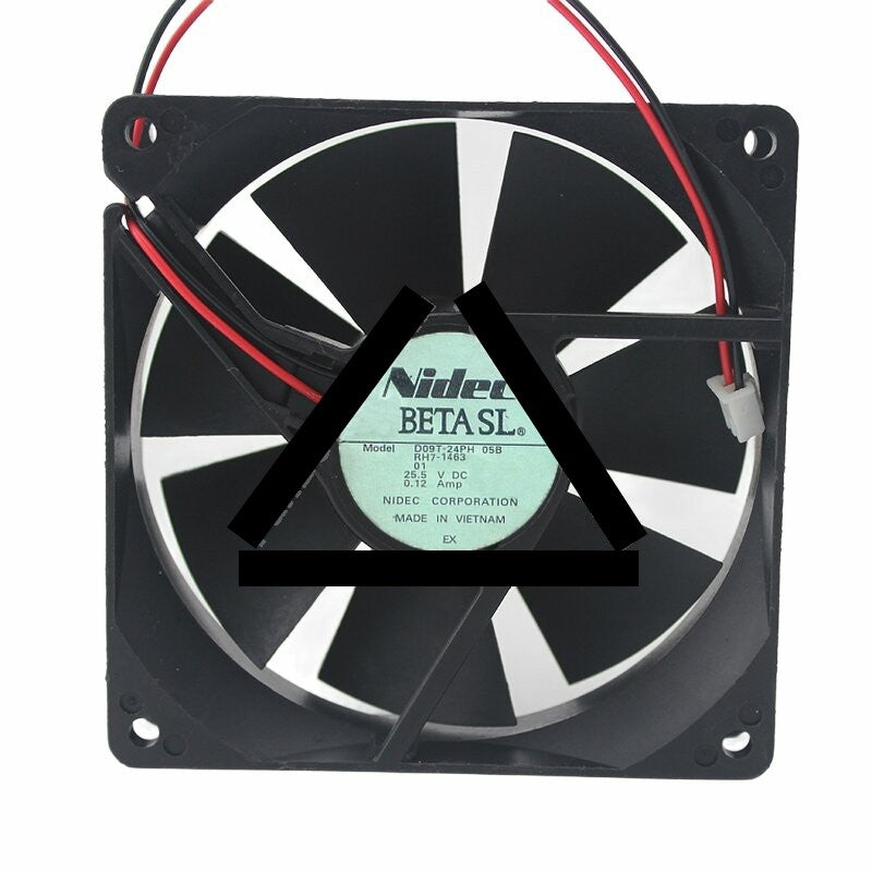 Nidec D09T-24PH 05B DC 25.5V 0.12Amp 9025 Axial Cooling Fan