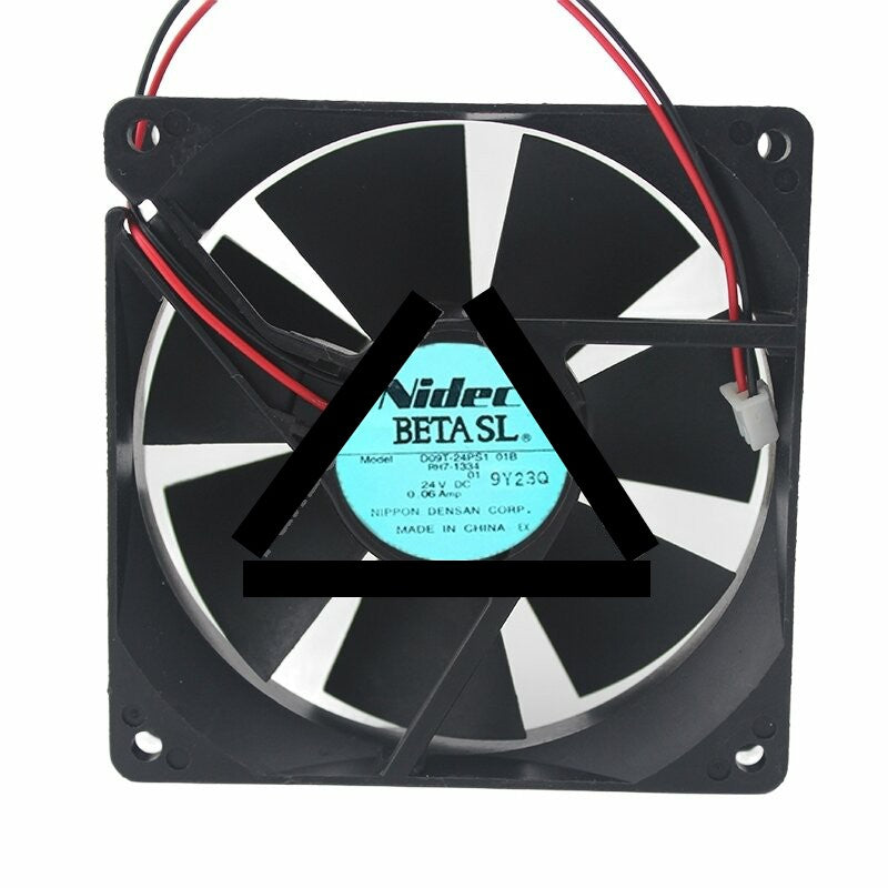Nidec D09T-24PS1 01B DC 24V 0.06Amp 9025 Axial Cooling Fan
