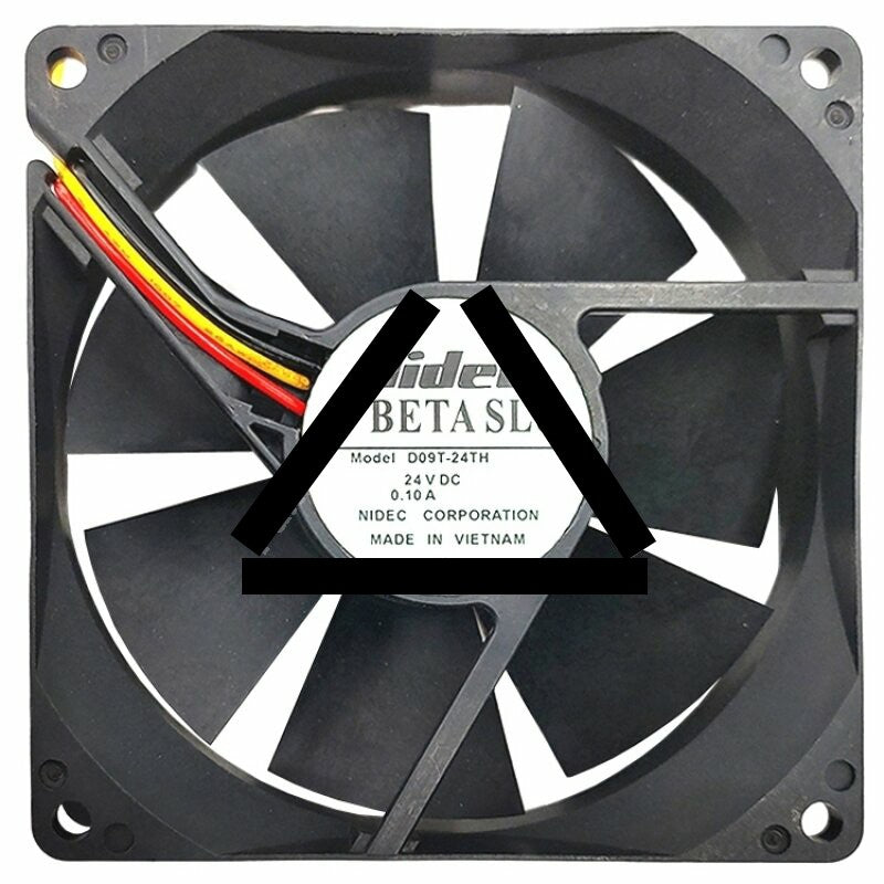 Nidec D09T-24TH DC 24V 0.10A 2 Wires / 3 Wires Axial Cooling Fan