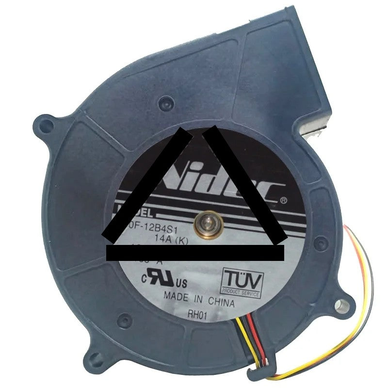 Nidec D10F-12B4S1 14A(K) DC 12V 0.58A 3 Wires Blower Cooling Fan
