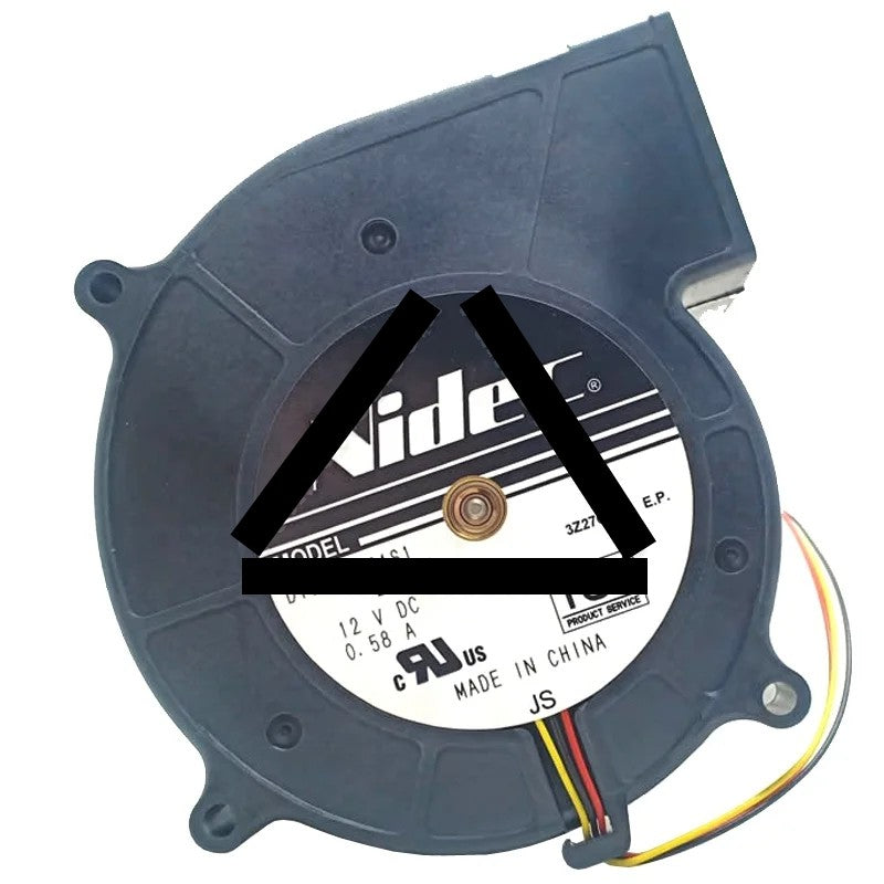 Nidec D10F-12B4S1 21A(K) DC 12V 0.58A 3 Wires Blower Cooling Fan