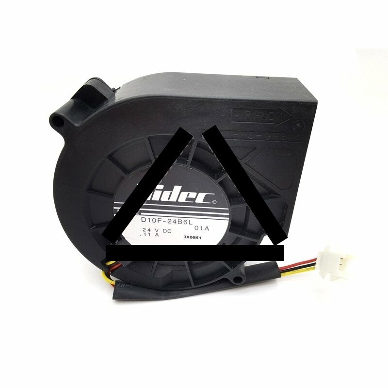 Nidec D10F-24B6L DC 24V 0.11A 3 Wires Blower Cooling Fan