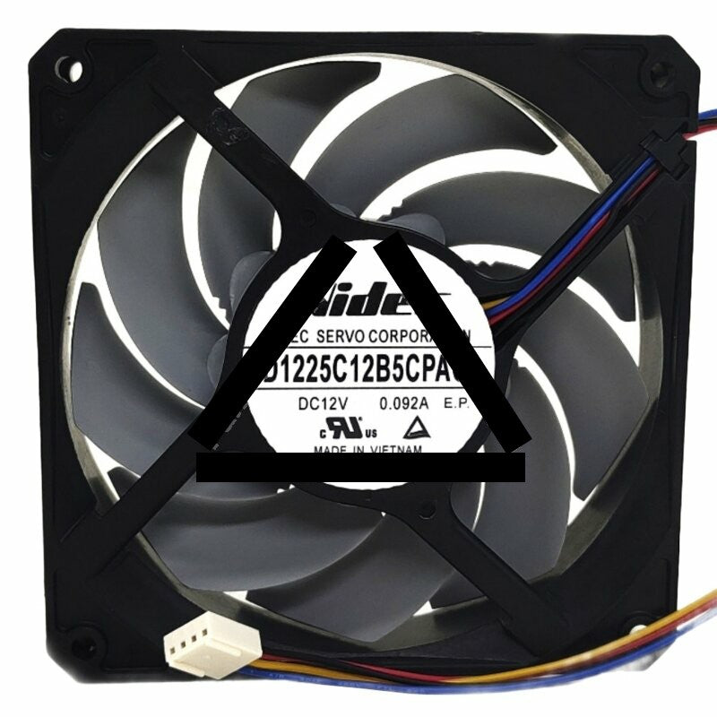 Nidec D1225C12B5CPAC1 DC 12V 0.092A 4 Wires PWM Axial Cooling Fan