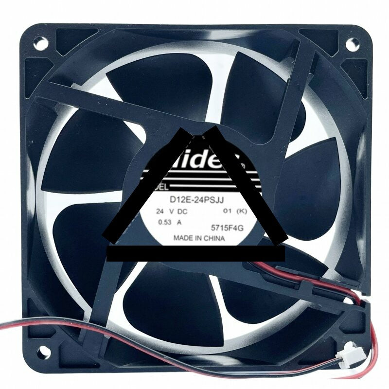Nidec D12E-24PSJJ DC 24V 0.53A 2 Wires Axial Cooling Fan