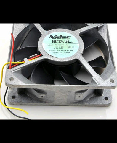 Original NIDEC D12E-48PS1 12V 0.60A MP 12038 cooling fan