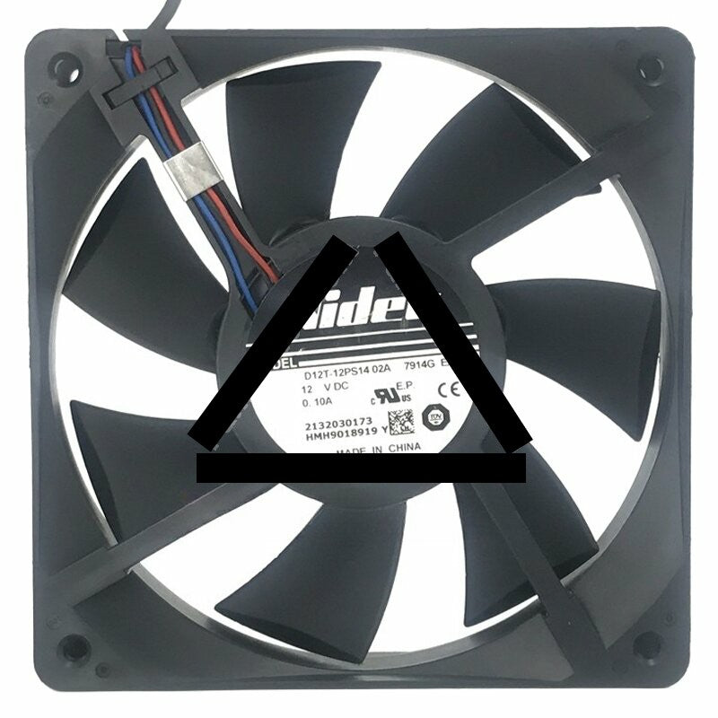 Nidec D12T-12PS14 02A DC 12V 0.10A 2 Wires / 3 Wires Axial Cooling Fan