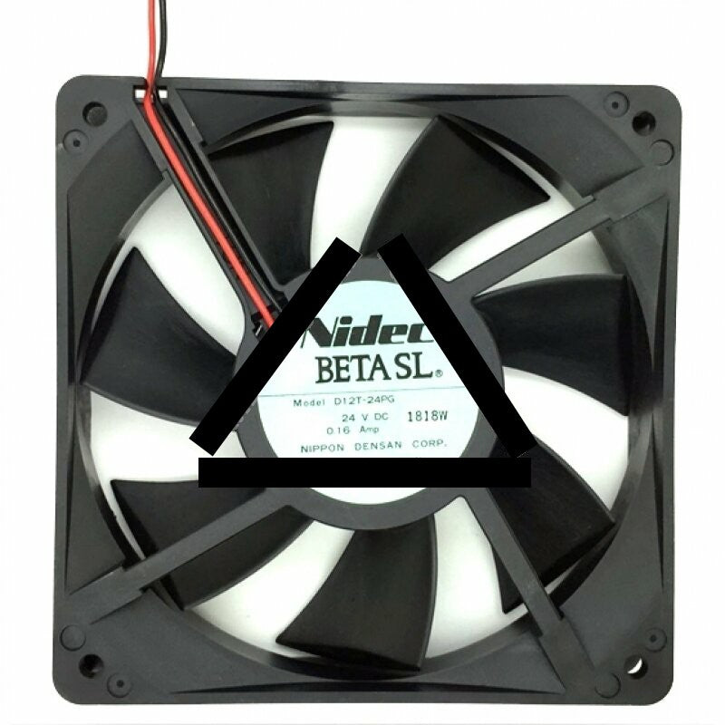 Nidec D12T-24PG DC 24V 0.16A 2 Wires / 3 Wires Axial Cooling Fan