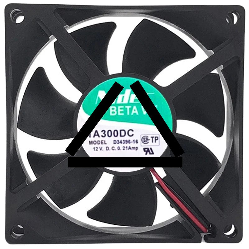 Nidec D34396-16 12V 0.21Amp 2 Wires Axial Cooling Fan
