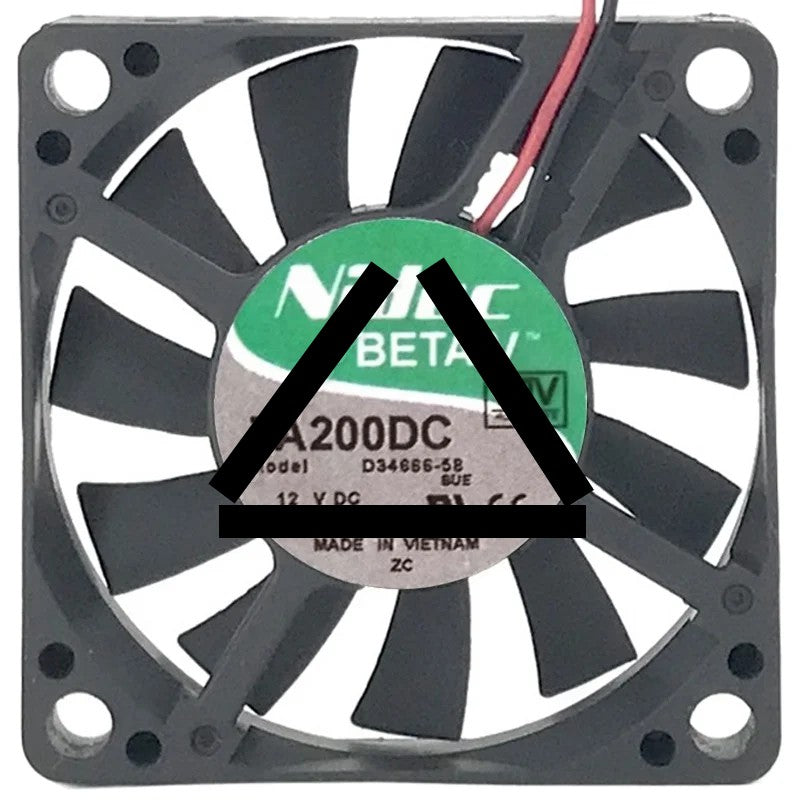 Nidec D34666-58 DC 12V 0.07A 2 Wires Axial Cooling Fan