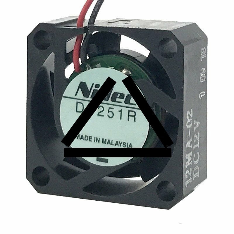 Nidec DF251R 12MA-02 DC 12V 2 Wires Axial Cooling Fan