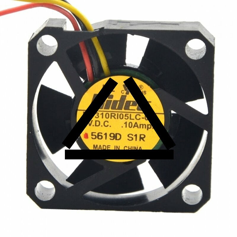 Nidec DF310R105LC-02 DC 5V 0.10A 3 Wires Axial Cooling Fan