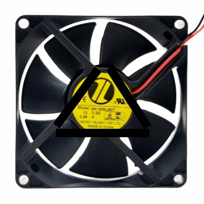 Nidec DK1208LSNT DC 12V 0.06A 8025 Axial Cooling Fan