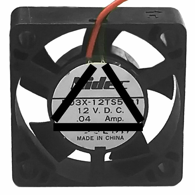 Nidec DO3X-12TS5 01 DC 12V 0.04Amp 2 Wires 3010 Axial Cooling Fan