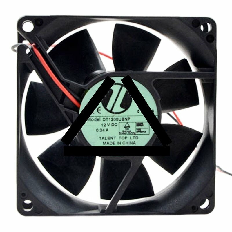 Nidec DT1208UBNP DC 12V 0.34A 8025 Axial Cooling Fan