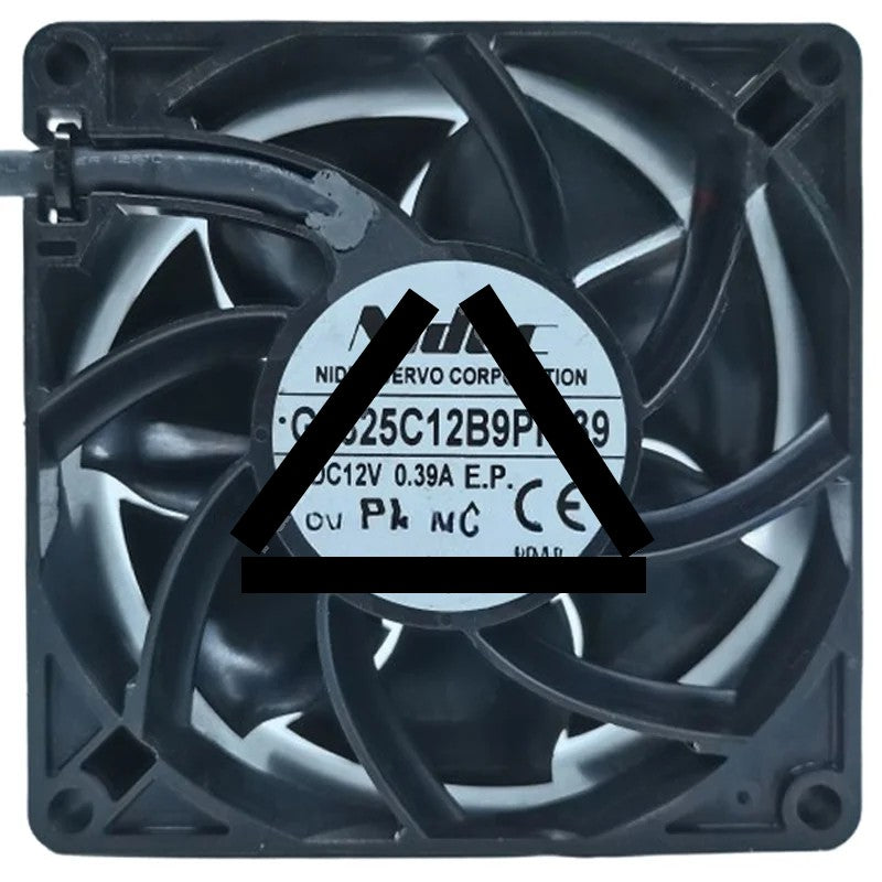 Nidec G0825C12B9PP-39 12V 0.39A 4 Wires Axial Cooling Fan