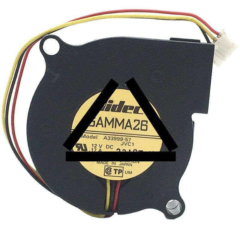Nidec GAMMA26 A33999-57 DC 12V 0.17A 5015 Blower Cooling Fan