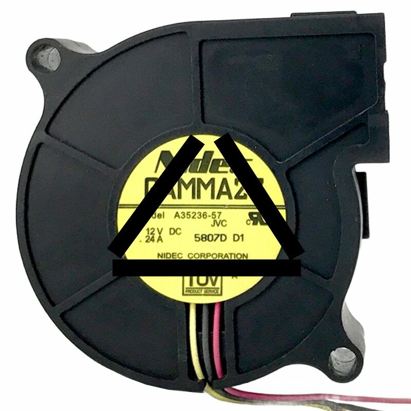 Nidec GAMMA27 A35236-57 DC 12V 0.24A 2 / 3 Wires Blower Cooling Fan