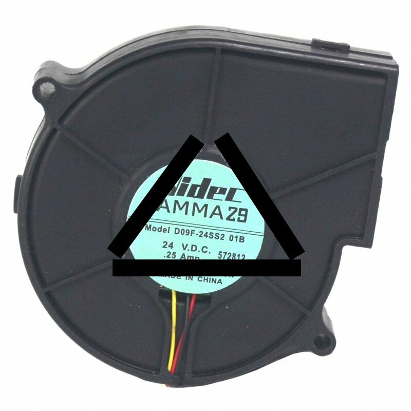 Nidec GAMMA29 D09F-24SS2 01B DC 24V 0.25Amp 2 Wires / 3 Wires Blower Cooling Fan