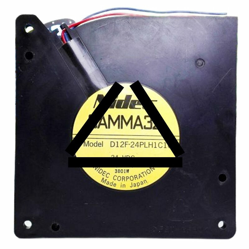 Nidec GAMMA32 D12F-24PLH1C10 DC 24V 0.91Amp 2 Wires Blower Cooling Fan