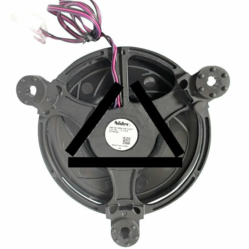 Nidec GW12E12MS1HB-52Z07 DC 12V 0.165A 3 Wires Axial Cooling Fan