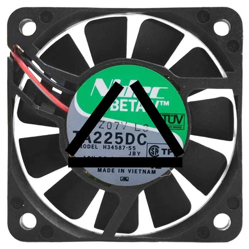 Nidec H34587-55 DC 12V 0.17A 2 Wires Axial Cooling Fan