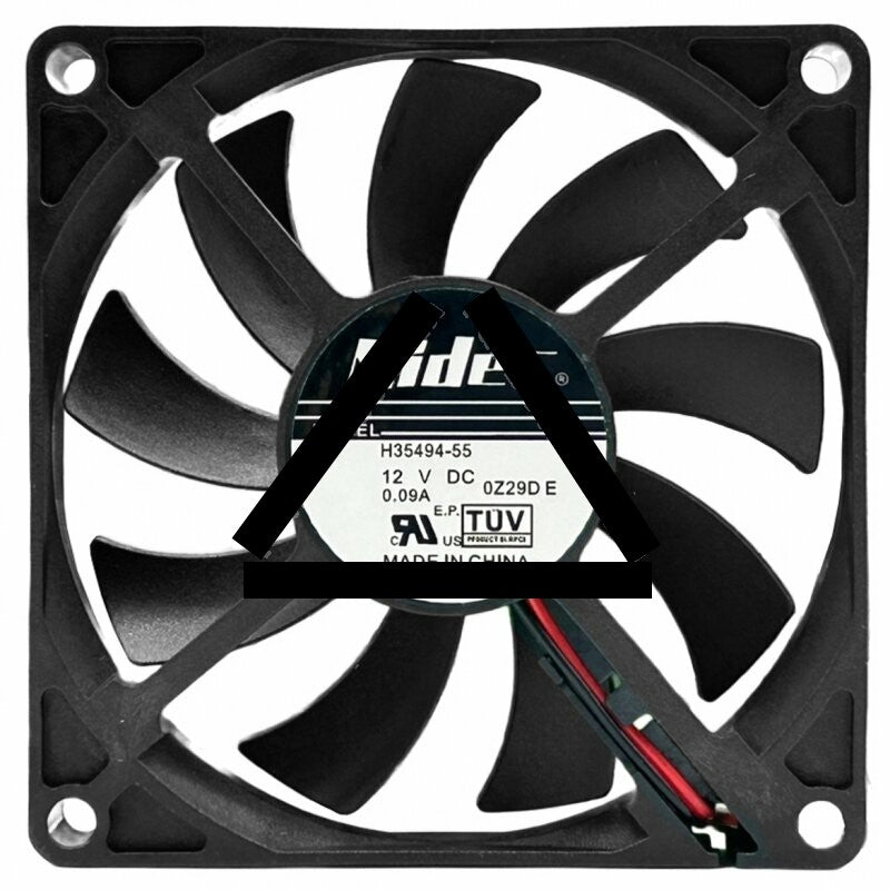 Nidec H35494-55 DC 12V 0.09A 2 Wires 8015 Axial Cooling Fan