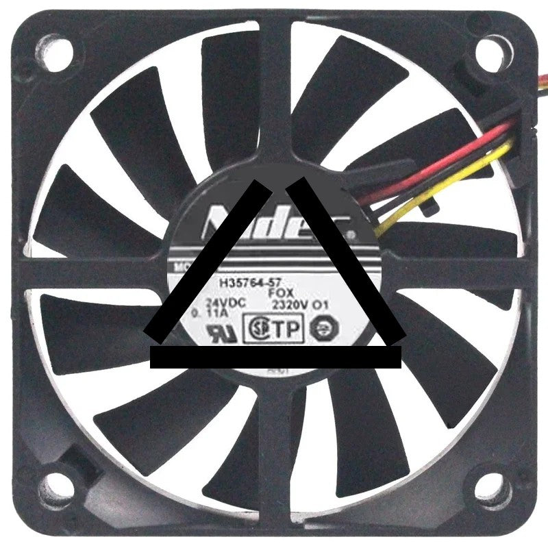 Nidec H35764-57 DC 24V 0.11A 3 Wires Axial Cooling Fan