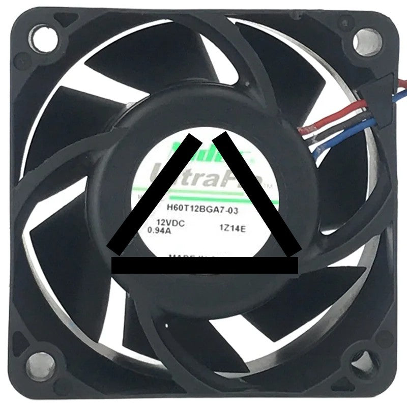 Nidec H60T12BGA7-03 DC 12V 0.94A 3 Wires Axial Cooling Fan