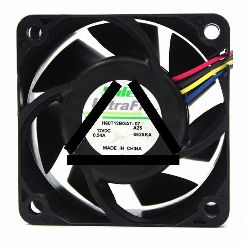 Nidec H60T12BGA7-07 DC 12V 0.94A 4 Wires Axial Cooling Fan