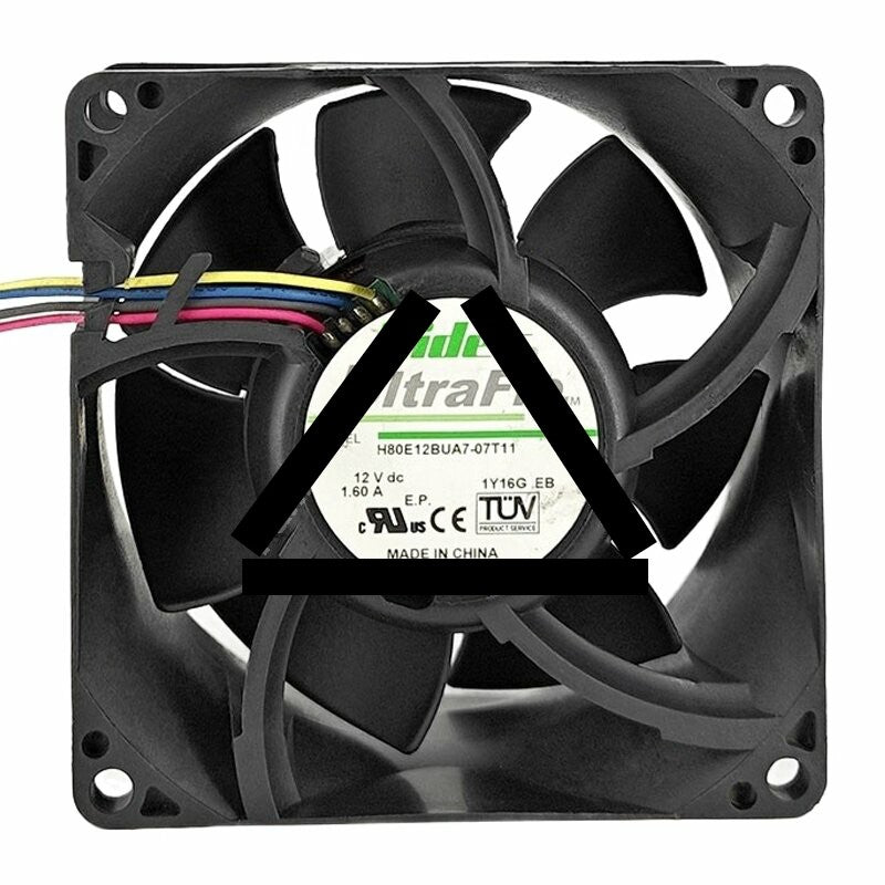 Nidec H80E12BUA7-07T11 DC 12V 1.60A 8038 Axial Cooling Fan