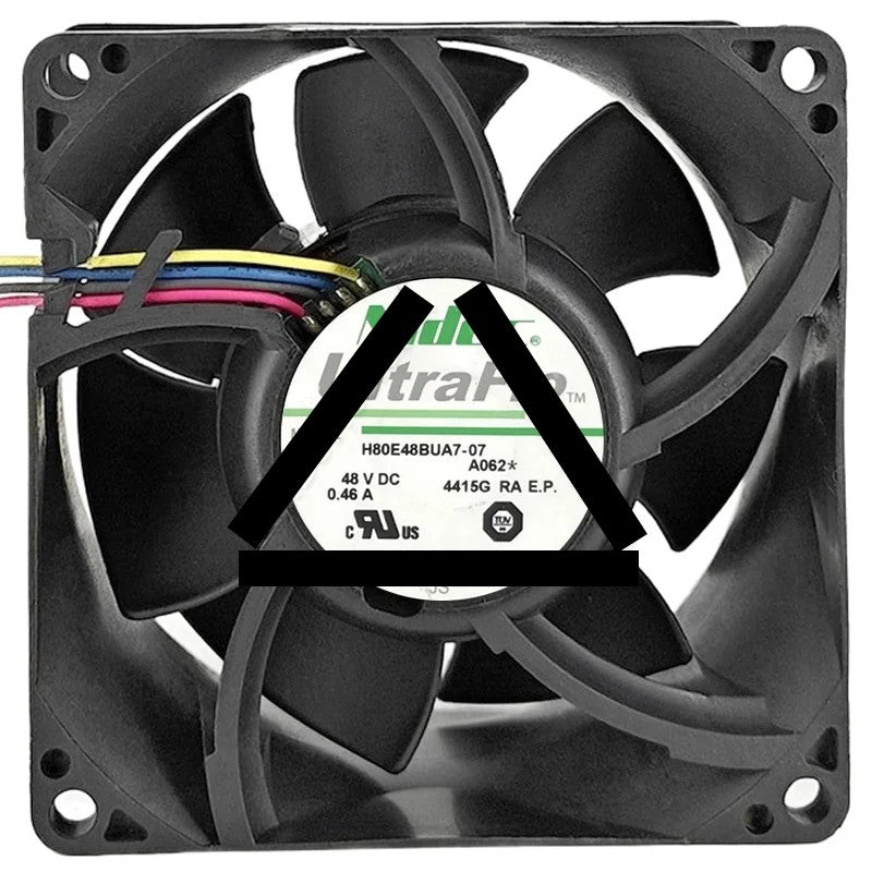 Nidec H80E48BUA7-07 DC 48V 0.46A 4 Wires Axial Cooling Fan