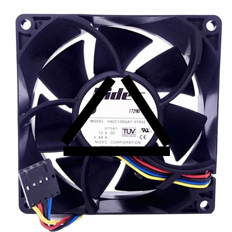 Nidec H92C12BGA7-07A02 DC 12V 0.88A 9232 Axial Cooling Fan