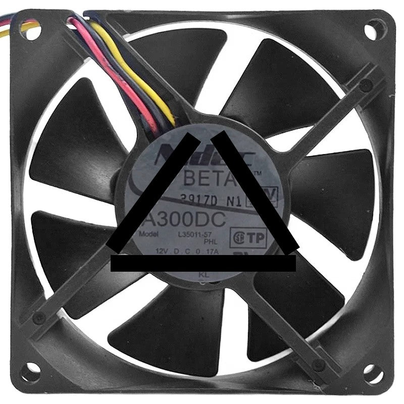 Nidec L35011-57 DC 12V 0.17A 3 Wires Axial Cooling Fan