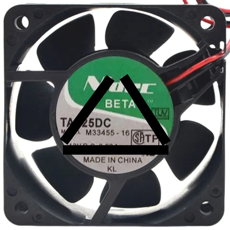 Nidec M33455-16 DC 12V 0.22Amp 2 Wires Axial Cooling Fan