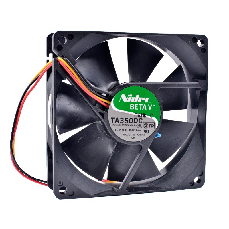 مروحة تبريد وحدة المعالجة المركزية Nidec M33503-58G3 12V 0.40A