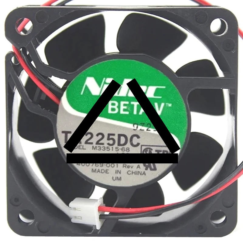 Nidec M33515-68 DC 12V 0.33Amp 2 / 3 Wires Axial Cooling Fan