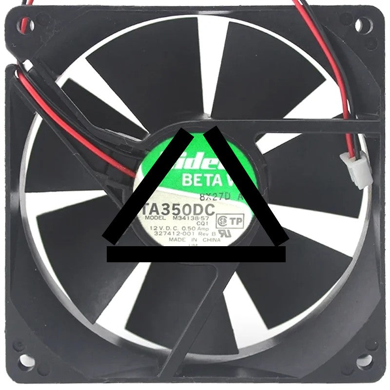 Nidec M34138-57 DC 12V 0.50A 2 Wires Axial Cooling Fan